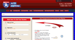 Desktop Screenshot of americanautoshipping.com